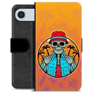 iPhone Air Premium Plånboksfodral - Skelett Sommar Animerad