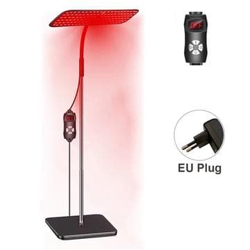 660nm/850nm LED-panel för rött ljus/nära infraröd terapi... Svart