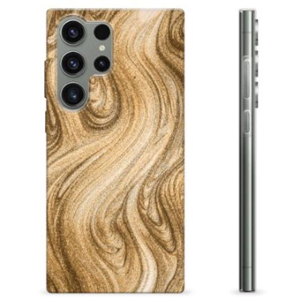Samsung Galaxy S23 Ultra 5G TPU-Skal - Gyllene Sand Guld