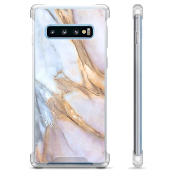 Samsung Galaxy S10 Hybridskal - Elegant Marmor Animerad