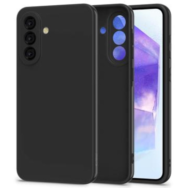 Samsung Galaxy A56 Tech-Protect Icon Silikonskal - Svart Svart
