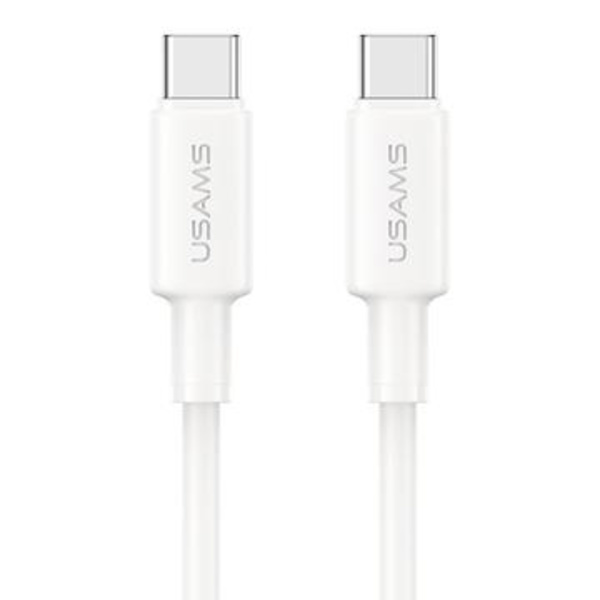 USAMS U90 SJ763 1m Typ-C dataöverföring /... Vit