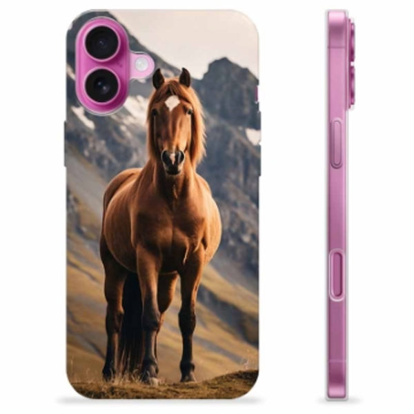 iPhone 16 Plus TPU-Skal - Häst Animerad