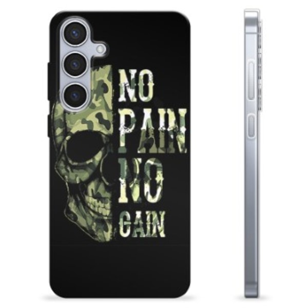 Samsung Galaxy S24+ TPU-Skal - No Pain, No Gain Animerad
