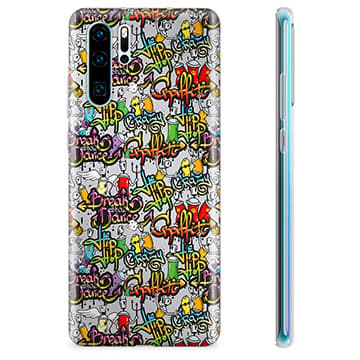 Huawei P30 Pro TPU-Skal - Graffiti Animerad