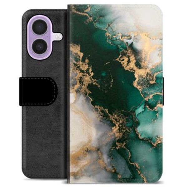iPhone 17 Premium Plånboksfodral - Jade Marmor Animerad
