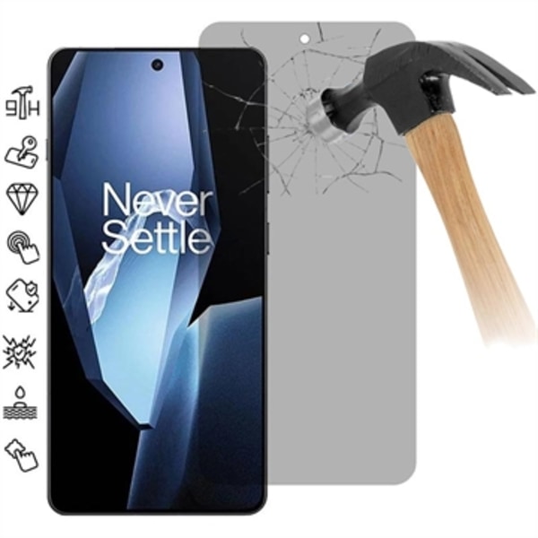 OnePlus Ace 5/5 Pro/13R Privacy Härdat Glas Skärmskydd Genomskinlig