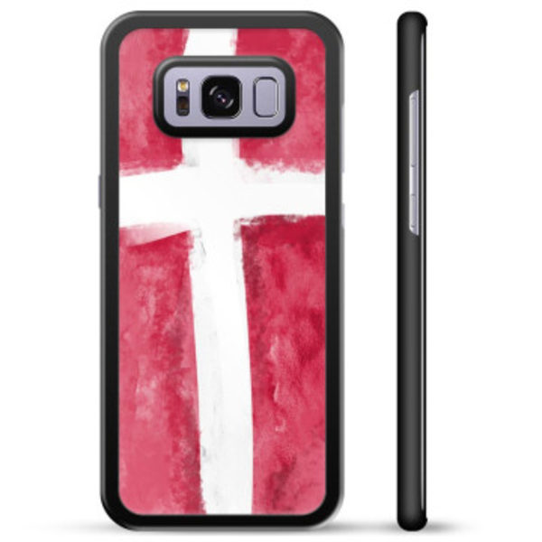 Samsung Galaxy S8+ Skyddsskal - Dansk Flagga Animerad
