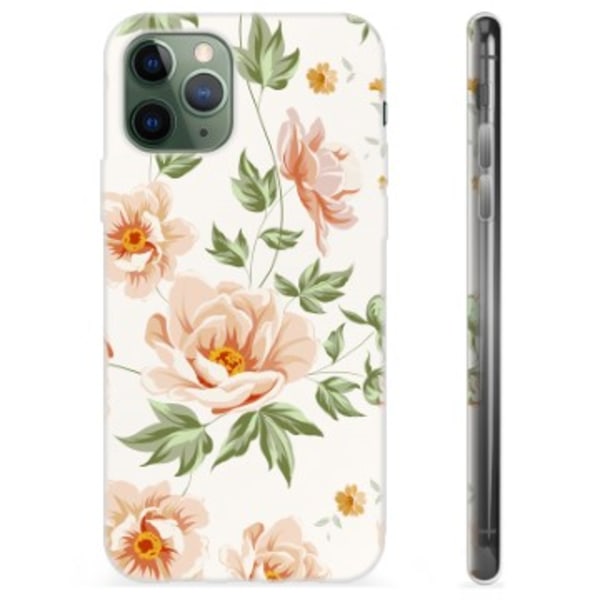 iPhone 11 Pro TPU-Skal - Blommig Animerad