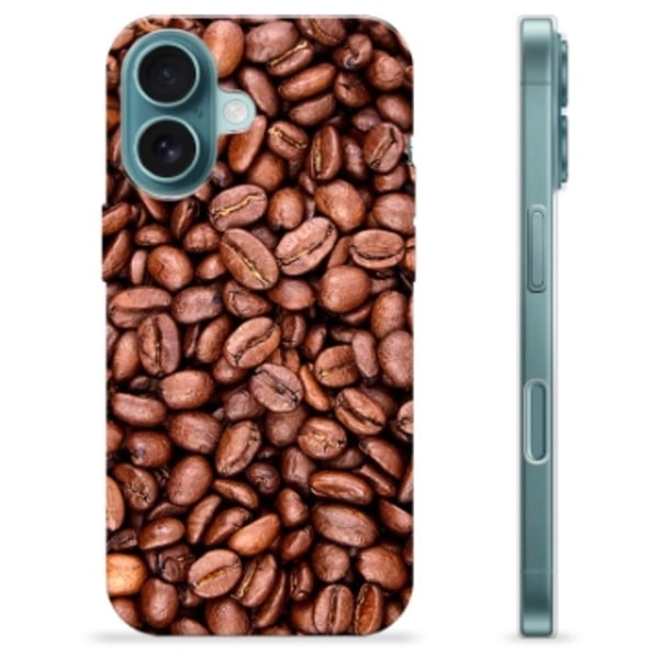 iPhone 16 TPU-Skal - Kaffebönor Animerad