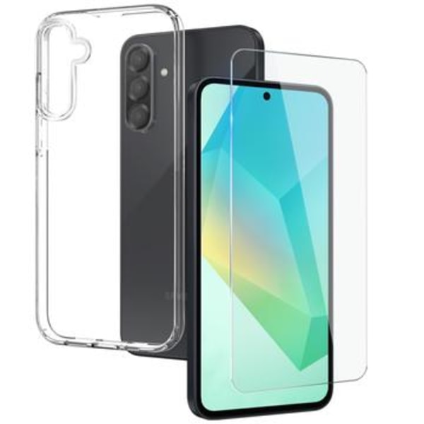 Samsung Galaxy A36 Northjo 2-i-1 Skyddsset - Klar Genomskinlig