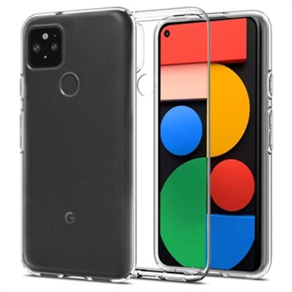 Anti-Halk Google Pixel 5 TPU-skal - Genomskinlig Genomskinlig