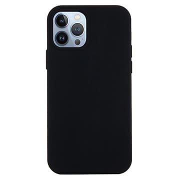 iPhone 15 Pro Liquid Silikonskal - Svart Svart