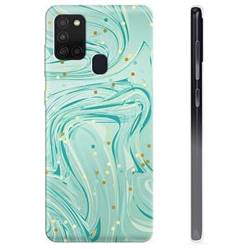 Samsung Galaxy A21s TPU-Skal - Grön Mynta Grön