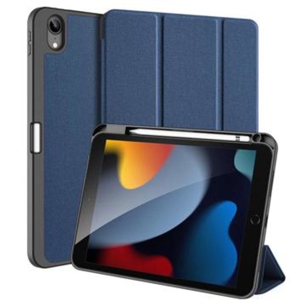 iPad 2022/2025 Dux Ducis Domo Tri-Fold Smart Foliofodral - Blå Blå