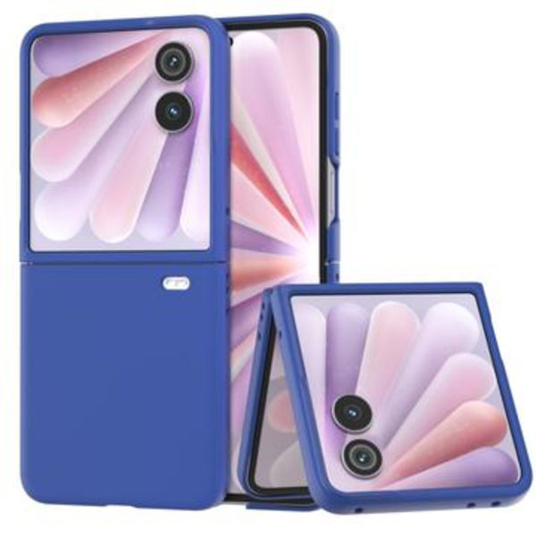 Honor Magic V Flip 2 Gummerat Plastskal - Blå Blå