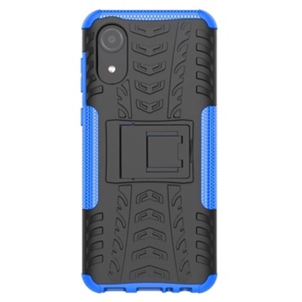 Anti-Slip Samsung Galaxy A03 Core Hybridskal med Stativ - Bl... Tvåfärgad