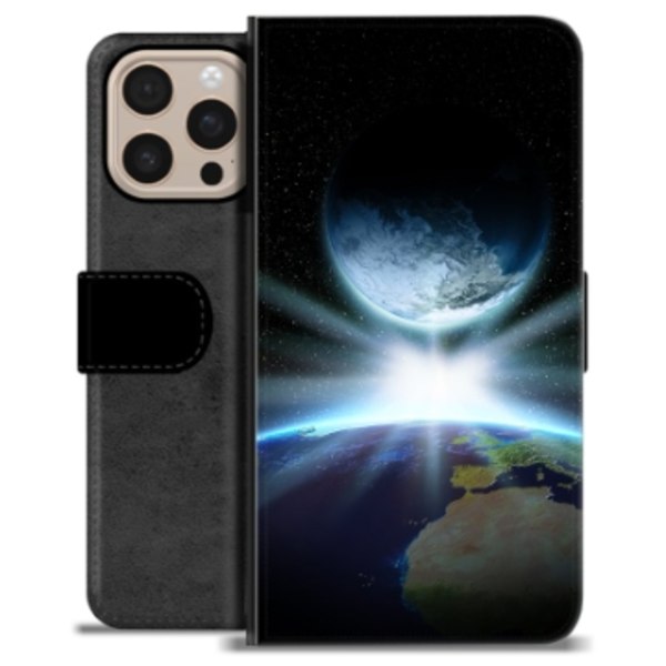 iPhone 16 Pro Max Premium Plånboksfodral - Rymden Animerad