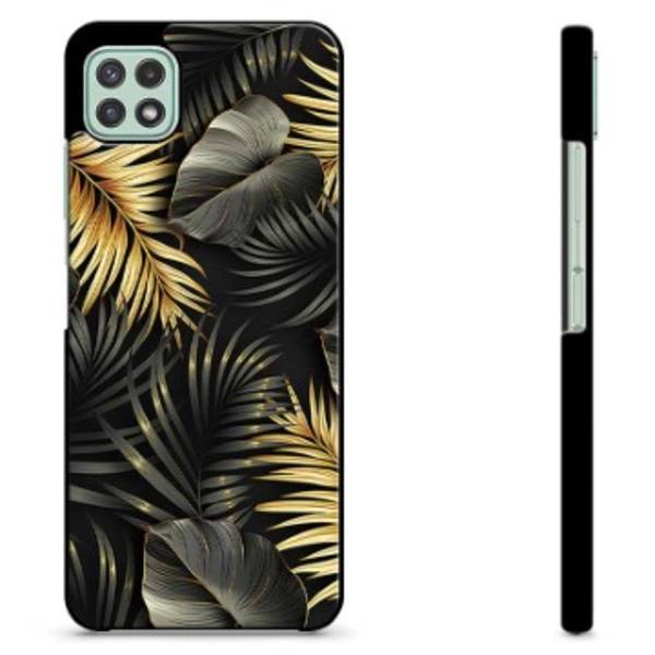 Samsung Galaxy A22 5G Skyddsskal - Gyllene Löv Animerad