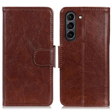 Samsung Galaxy S21 FE 5G Elegant Series Plånboksfodral - Brun Brun