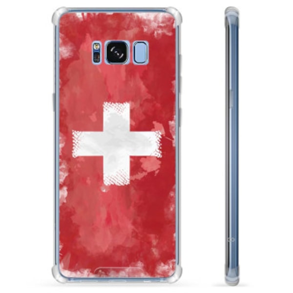 Samsung Galaxy S8+ Hybridskal - Schweizisk Flagga Animerad