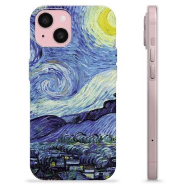 iPhone 15 TPU-Skal - Natthimmel Animerad