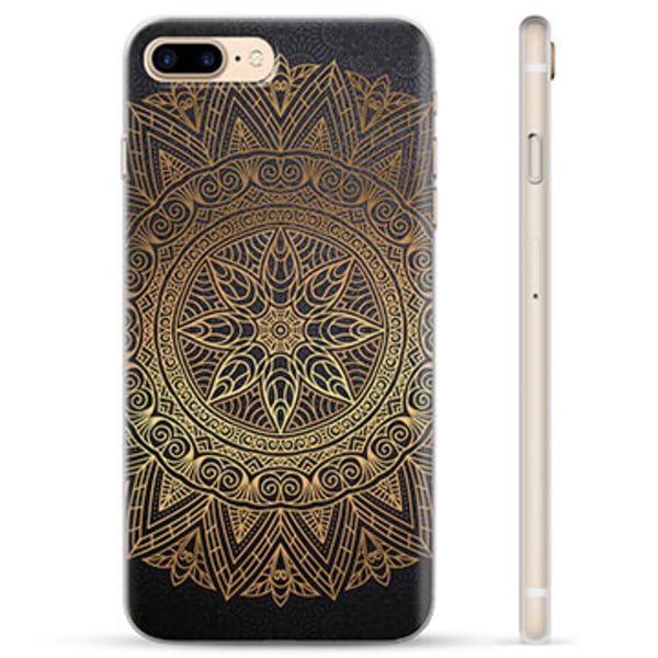 iPhone 7 Plus / iPhone 8 Plus TPU-Skal  - Mandala Animerad