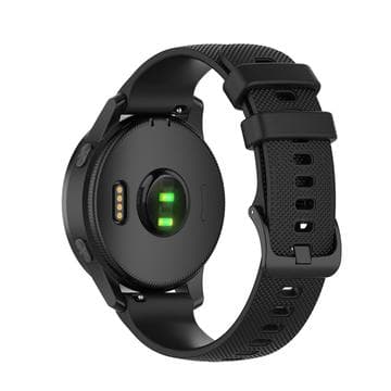 Silikonrem för Garmin Vivoactive 4, Venu 3/2, Forerunner 265... Svart