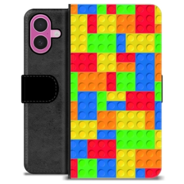 iPhone 16 Plus Premium Plånboksfodral - Block Animerad