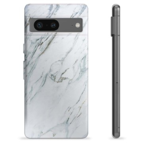Google Pixel 7 TPU-Skal - Marmor Tvåfärgad