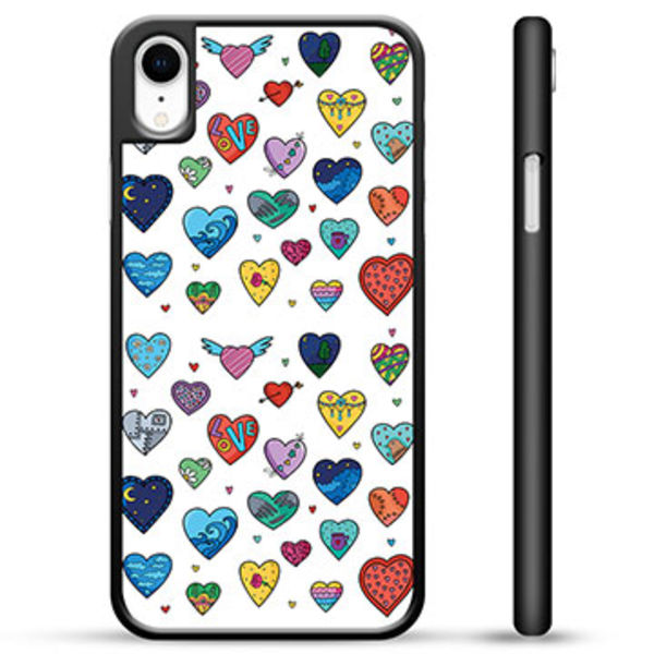 iPhone XR Skyddsskal - Hjärter Animerad