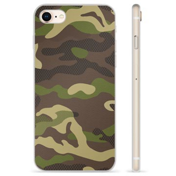 iPhone 7/8/SE (2020)/SE (2022) TPU-Skal - Kamouflage kamouflage