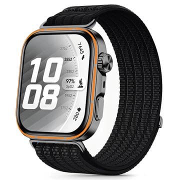 Tech-Protect nylonarmband - Huawei Watch Fit 3/4/4 Pro/5/5... Svart