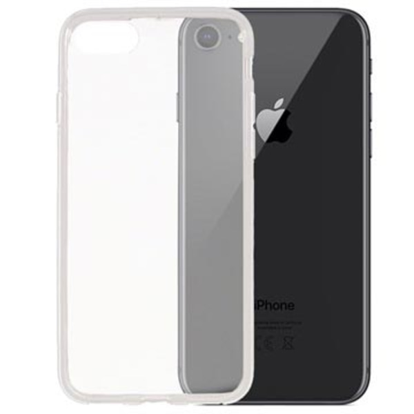 iPhone 7/8/SE (2020)/SE (2022) Glossy TPU-skal - Genomskinlig Genomskinlig