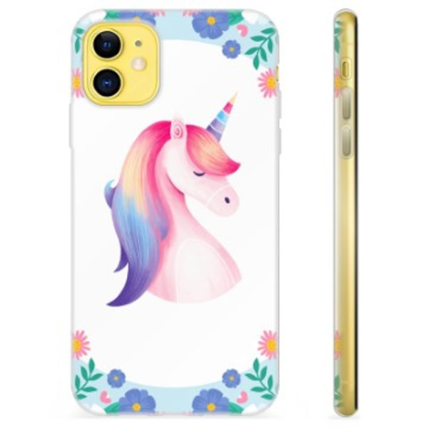 iPhone 11 TPU-Skal - Enhörning Animerad