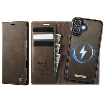 iPhone 17 Caseme C49 2-i-1 avtagbart plånboksfodral -... Brun