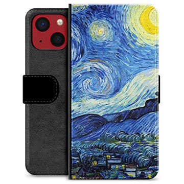 iPhone 13 Mini Premium Plånboksfodral - Natthimmel Animerad