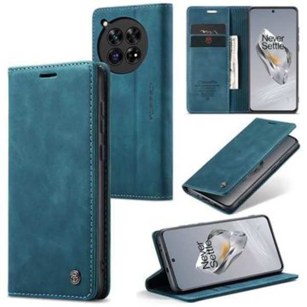 OnePlus 12 Caseme 013 Series Plånboksfodral - Blå Blå