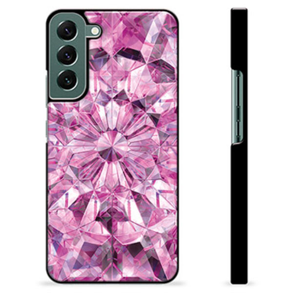 Samsung Galaxy S22+ 5G Skyddsskal - Rosa Kristall Rosa