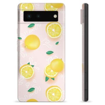 Google Pixel 6 TPU-Skal - Citronmönster Animerad