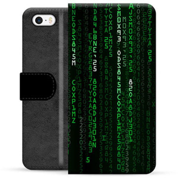 iPhone 5/5S/SE Premium Plånboksfodral - Krypterad Animerad
