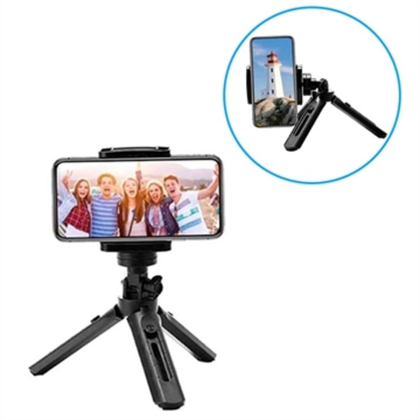 Universellt Roterbart Mini Tripod Stativ MY0026 Svart
