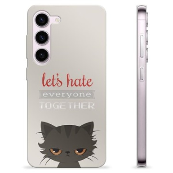 Samsung Galaxy S23 5G TPU-Skal - Arg Katt Animerad