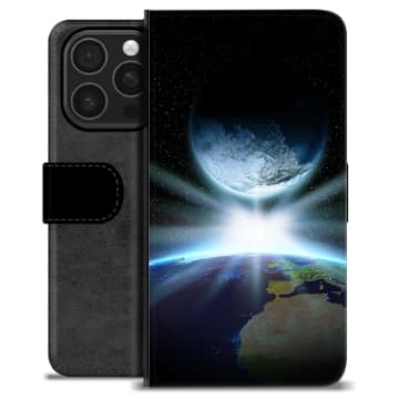 iPhone 16 Pro Premium Plånboksfodral - Rymden Animerad