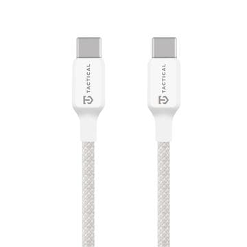 Tactical Stitch Thread USB-C-kabel - 0.3m, 60W - Vit Vit