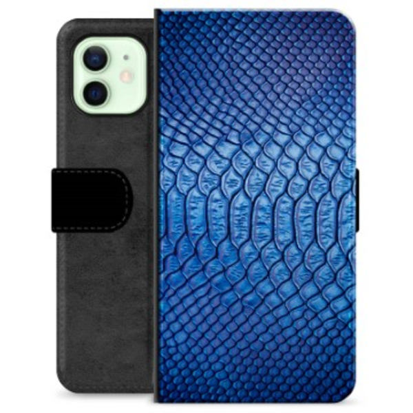 iPhone 12 Premium Plånboksfodral - Läder Animerad