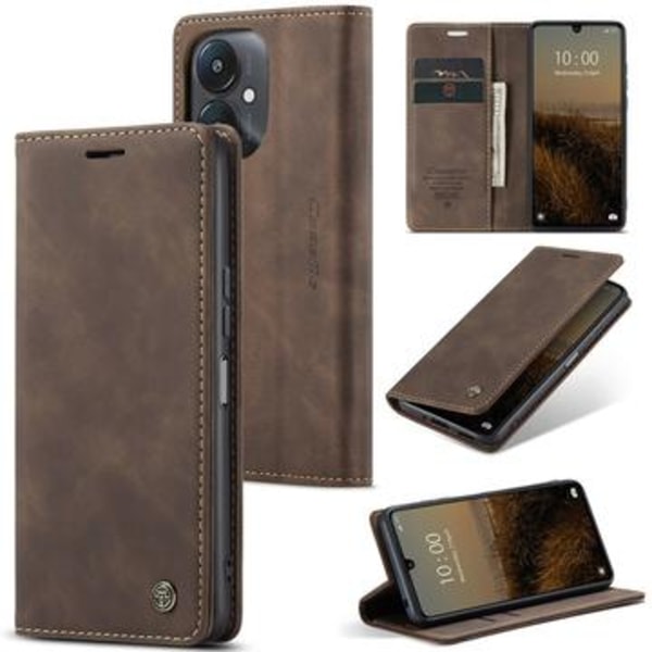 Xiaomi Redmi 13C 5G/Poco C65 Caseme 013 Series Plå... Brun