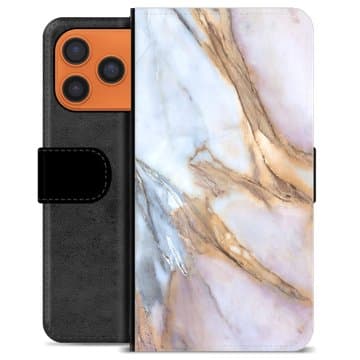 iPhone 17 Pro Max Premium Plånboksfodral - Elegant Marmor Animerad