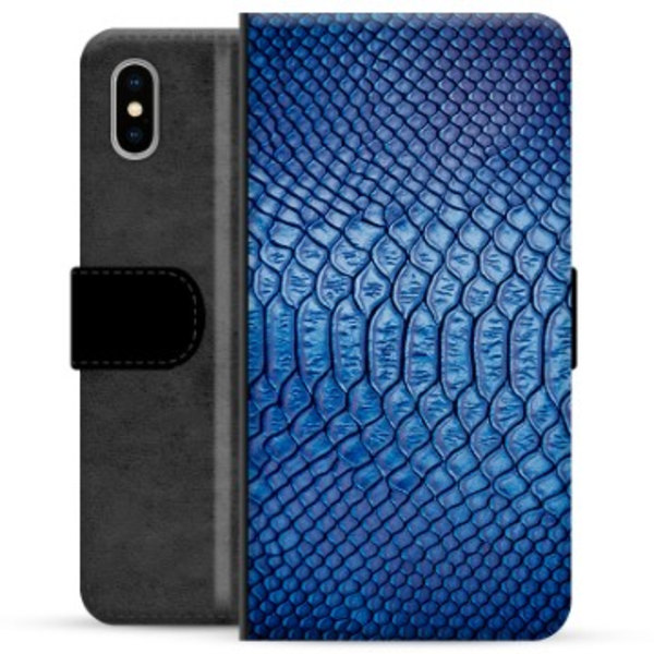 iPhone X / iPhone XS Premium Plånboksfodral - Läder Animerad