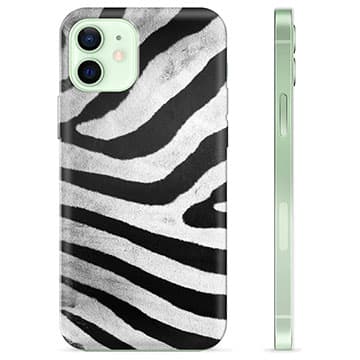 iPhone 12 TPU-Skal - Zebra Animerad